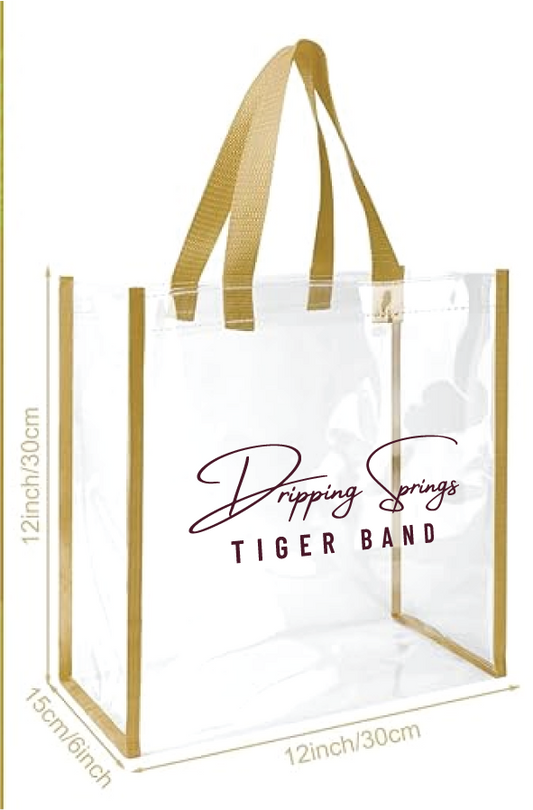 DS Tiger Band - Clear Bag Tote