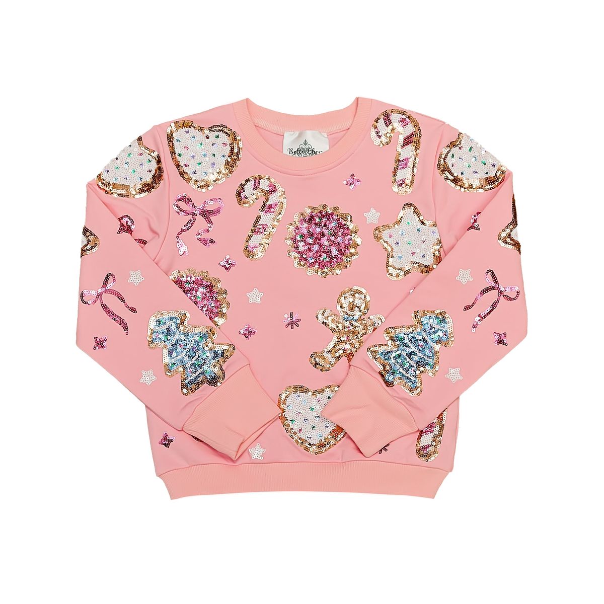Kids' Christmas Cookies Sequin Sweatshirt