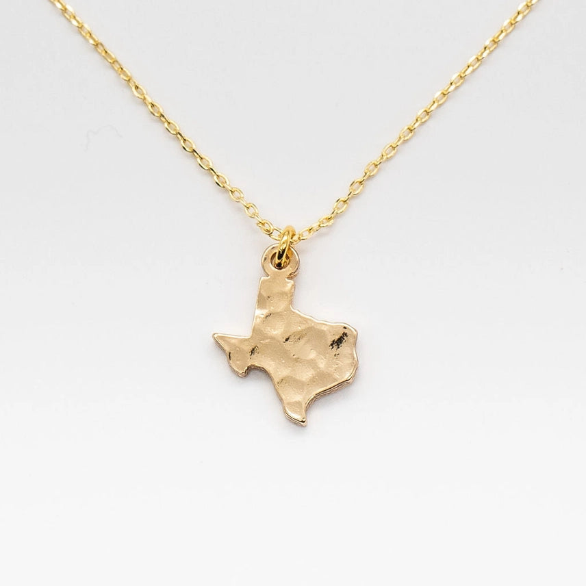 Brenda Grands Hammered Texas Pendant Necklace