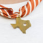 Scarf Charm Necklace -Texas