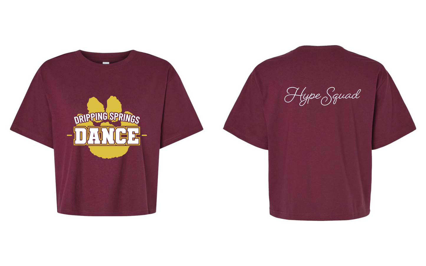 DSHS Dance Competition Fan Womens Crop
