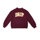 DRIP Maroon Mockneck Sweatshirt PRE-ORDER