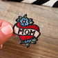 Mom Heart, Mom Patch, mama patch, hat patch, mom