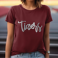Foil Script Tigers Tshirt (2 colors)