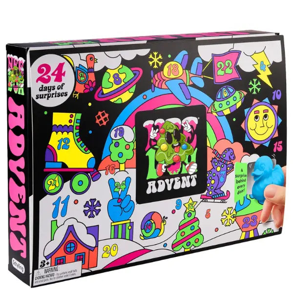 NeeDoh Groovy Christmas Advent Calendar – 24 Days