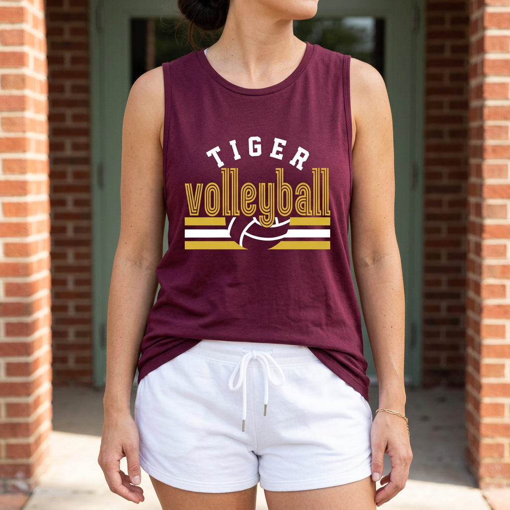 Tiger Volleyball Tank