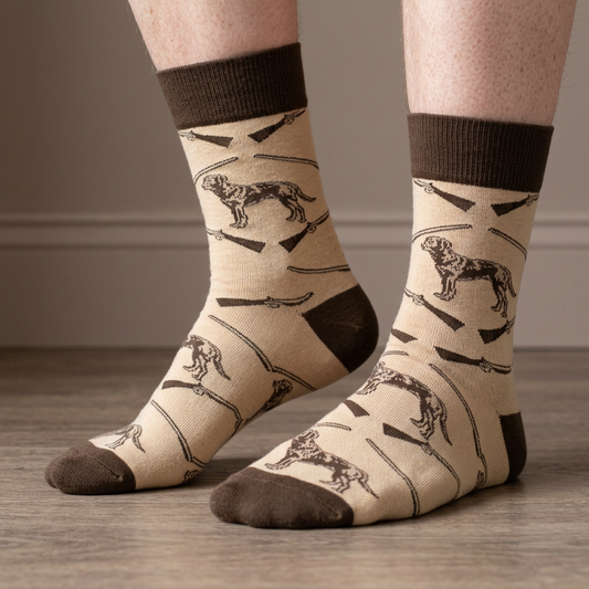 Men’s Bird Dog Socks lifestyle close-up