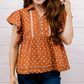 Piper Polka Dot Babydoll Top