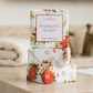 Sparkling Season soap gift set in a natural vanity setting