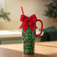 Swig Pucker Up holiday cup in a natural kitchen setting