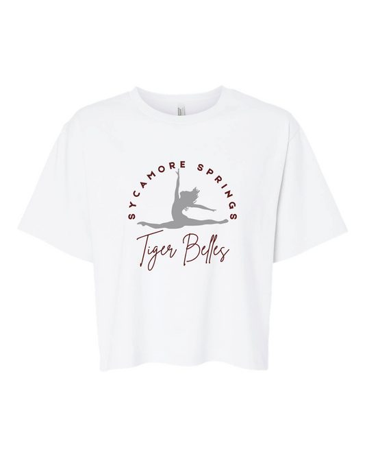 Tiger Belles - Logo Crop Boxy T-shirt