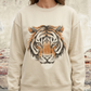 Vintage Tiger Face Graphic Sweatshirt