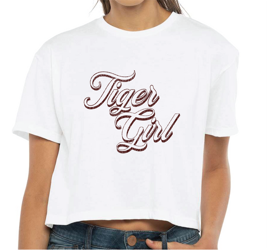 Tiger Girl Crop Tshirt
