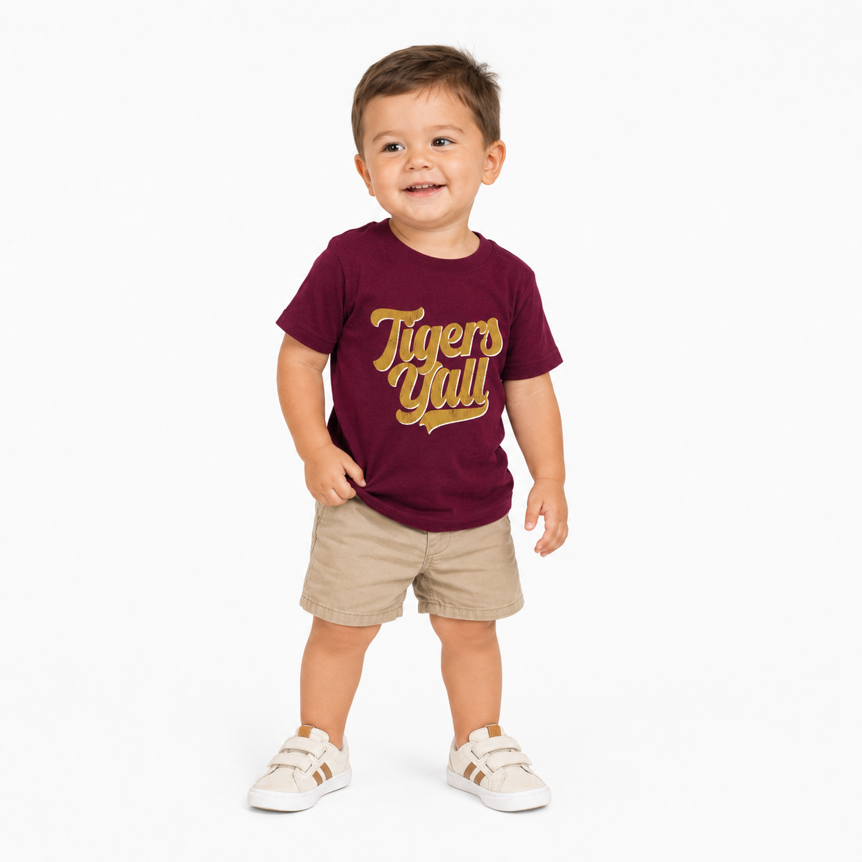 Tigers Y'all T-Shirt - Maroon