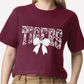 TIGERS Toile +Bow Tshirt (Youth & Adult)