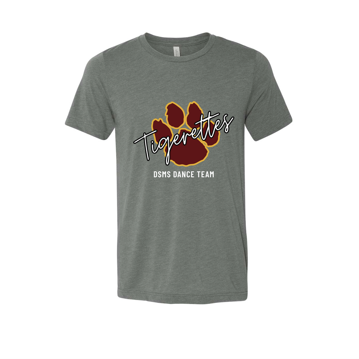Tigerettes - Grey Logo T-Shirt