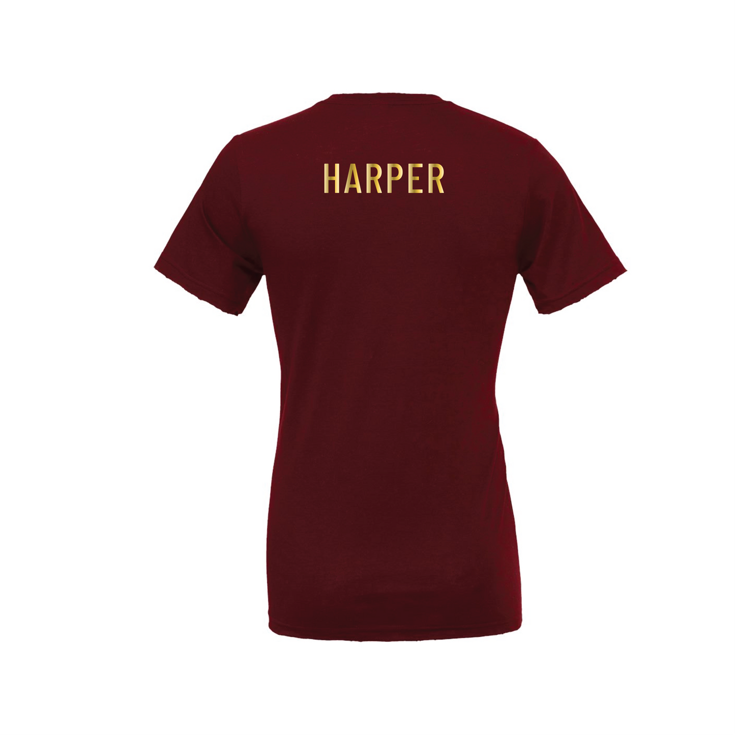 Tigerettes - Maroon Script Foil T-shirt