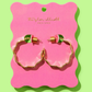 Cassie Wavy Hoop Earrings